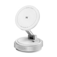 Автомобільний тримач ROCK QS6 Vacuum Suction Cup Magnetic Phone Holder White
